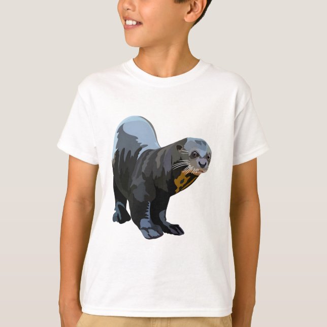 Camiseta G é para Giant Otter (Frente)