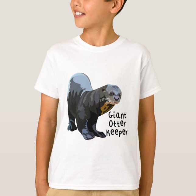 Camiseta G é para Giant Otter Keeper (Frente)