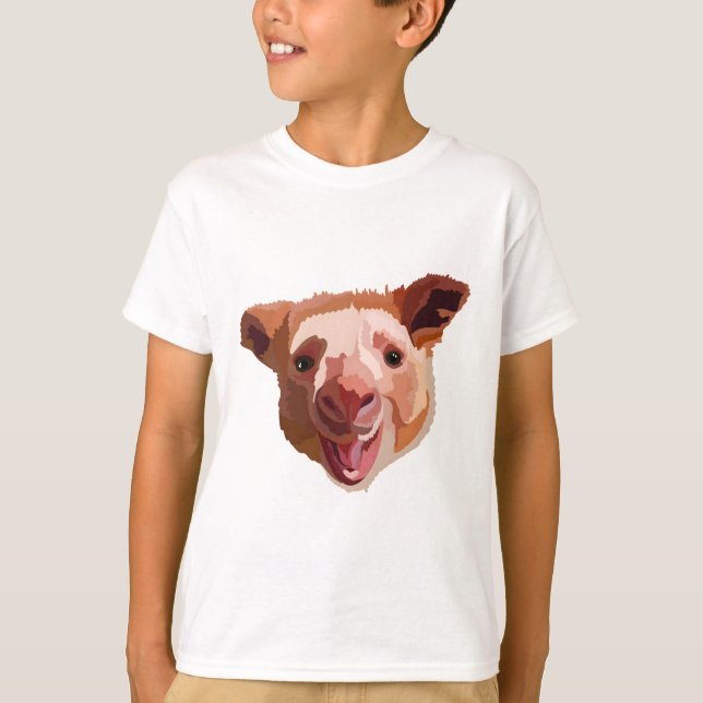 Camiseta G é para Goodfellow Tree Kangaroo (Frente)