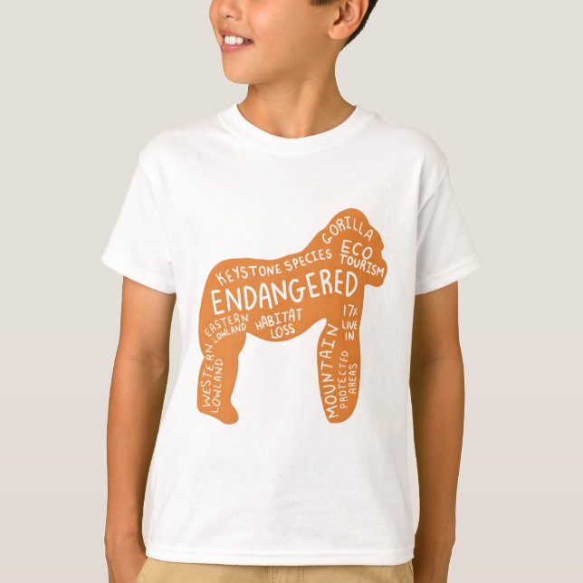 Camiseta G é para Gorilla (Frente)
