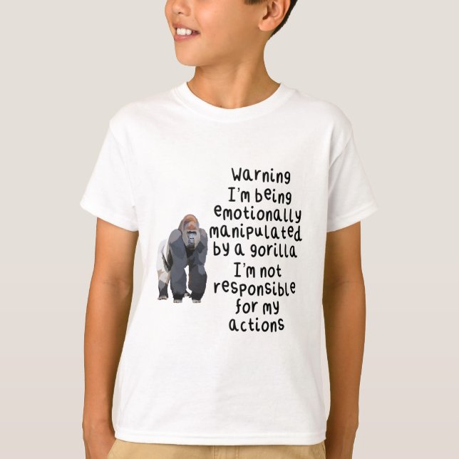 Camiseta G é para Gorilla (Frente)
