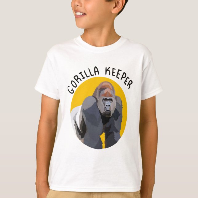 Camiseta G é para Gorilla Keeper (Frente)
