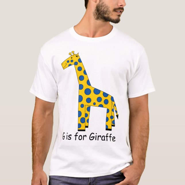Camiseta G é para o girafa (Frente)