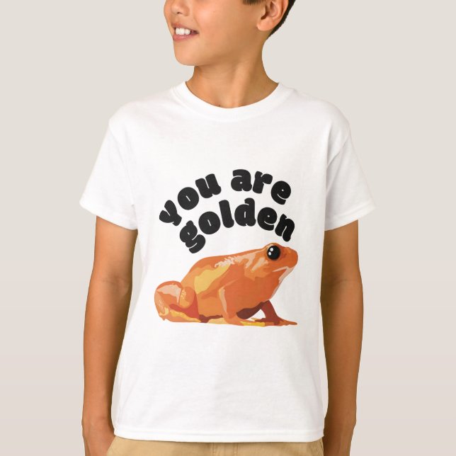 Camiseta G é para Ouro Mantella Sapo (Frente)