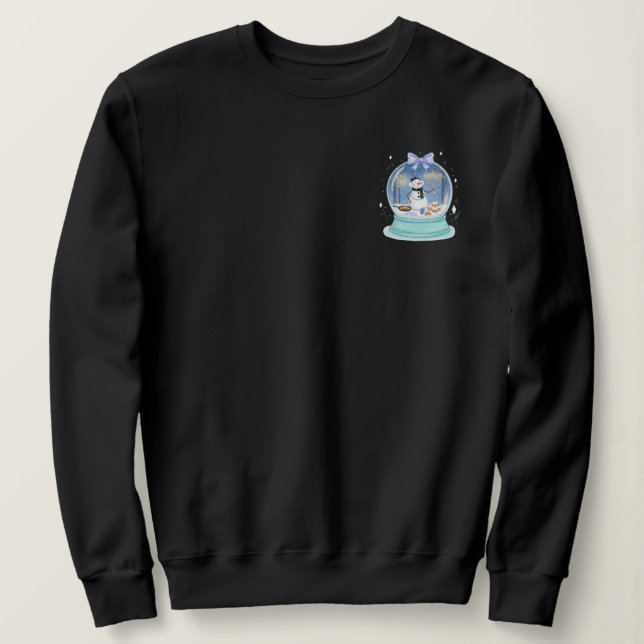 Camiseta G globo de neve de Chanuká (Frente do Design)