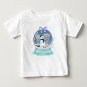 Camiseta G globo de neve de Chanukah