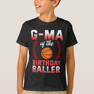 Camiseta G-Mães Do Aniversário Bday-Basball Celebrati