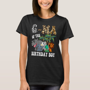 Camiseta G-Mães do Bday Safari Celebrati do Zoo de Aniversá
