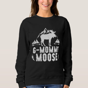 Camiseta G Mamãe Moose Correspondente à Campanha Familiar