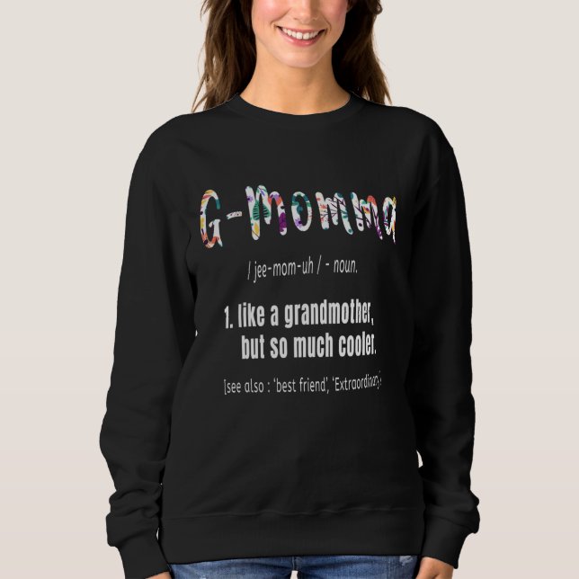 Camiseta G-Momma Like Grandmother but So Much Cooler Mother (Frente)