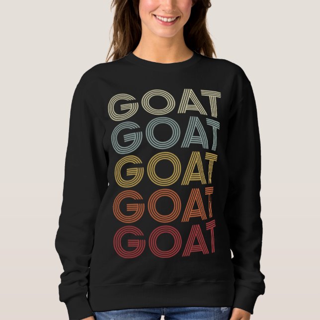 Camiseta G O A T Goat Greatest Of All Time Fathers Day Moth (Frente)