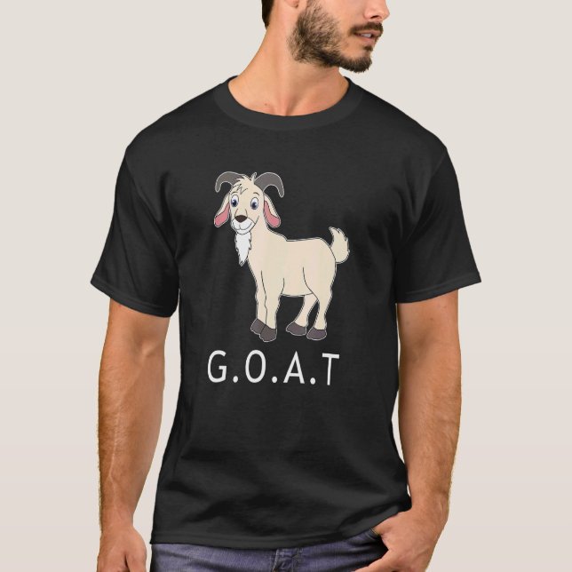 Camiseta G O A T Greatest Of All Time 2 (Frente)