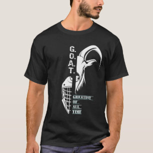 Camiseta G.O.A.T. Hockey Goalie Vintage Legal Retro College