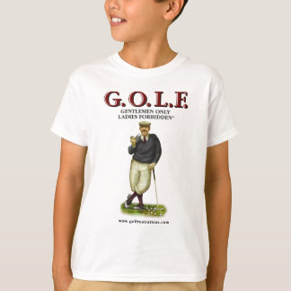 CAMISETA G.O.L.F. SENHORAS DOS CAVALHEIROS SOMENTE