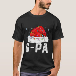 Camiseta G-pa Claus Funny Família Xmas Correspondente Vovô 