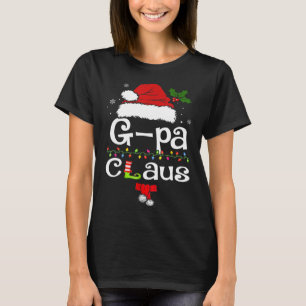 Camiseta G-Pa Claus Natal Família Pajama Matando Xmas