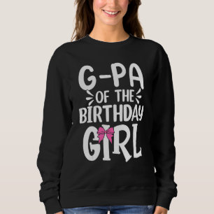 Camiseta G Pa Da Garota De Aniversário Matriz De Famílias D