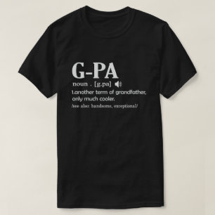 Camiseta G-pa Definição Engraçada Significa Legal Oferta