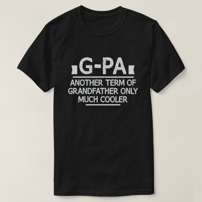 Camiseta G-pa Definição Engraçada Significa Legal Oferta De (Frente do Design)