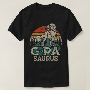Camiseta G-Pawsaurus Dinossaur Avô Dia de os pais Saurus