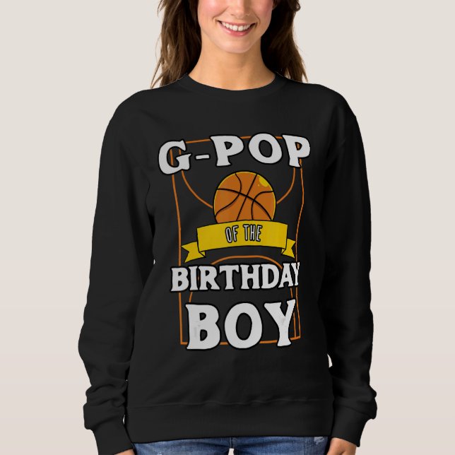Camiseta G Pop da Festa de Aniversário de Basquete de Anive (Frente)