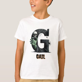 Camiseta G Truque Inicial ou Tratar o Halloween