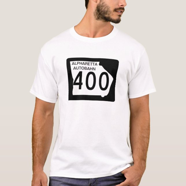 Camiseta GA 400 "Alpharetta Autobahn" (Frente)