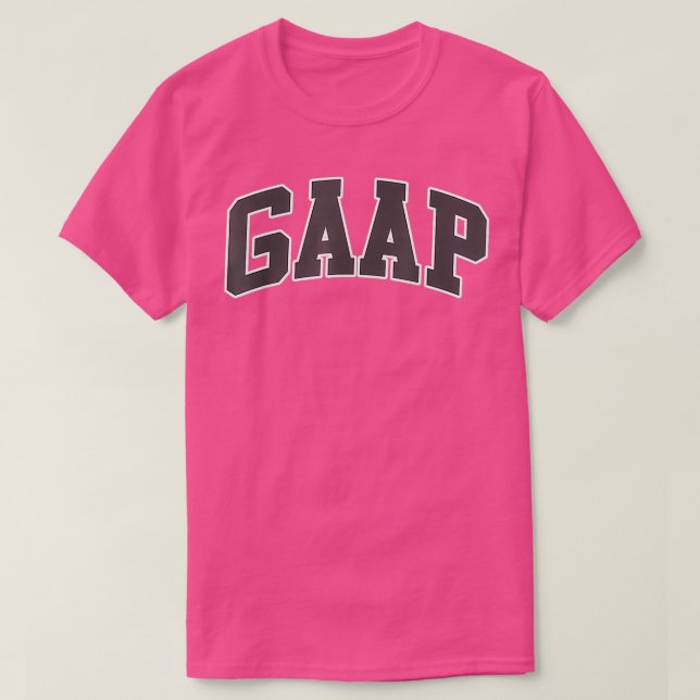 Camiseta GAAP Shirt Funny Contabilista (Frente do Design)