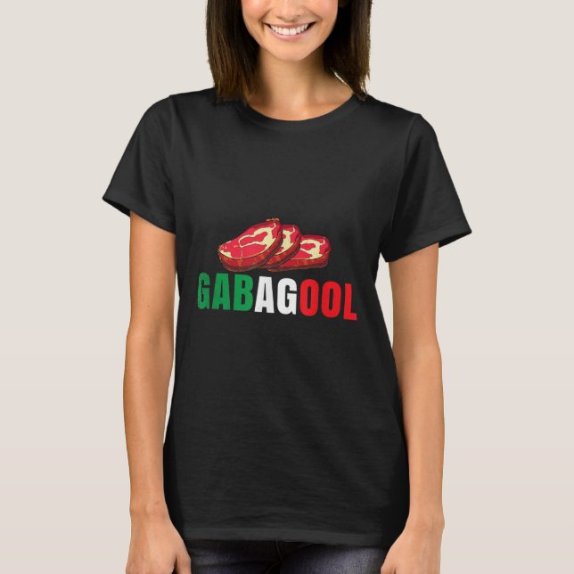 Camiseta Gabagool Cacola Meat New Jersey Italian Pride Gift (Frente)