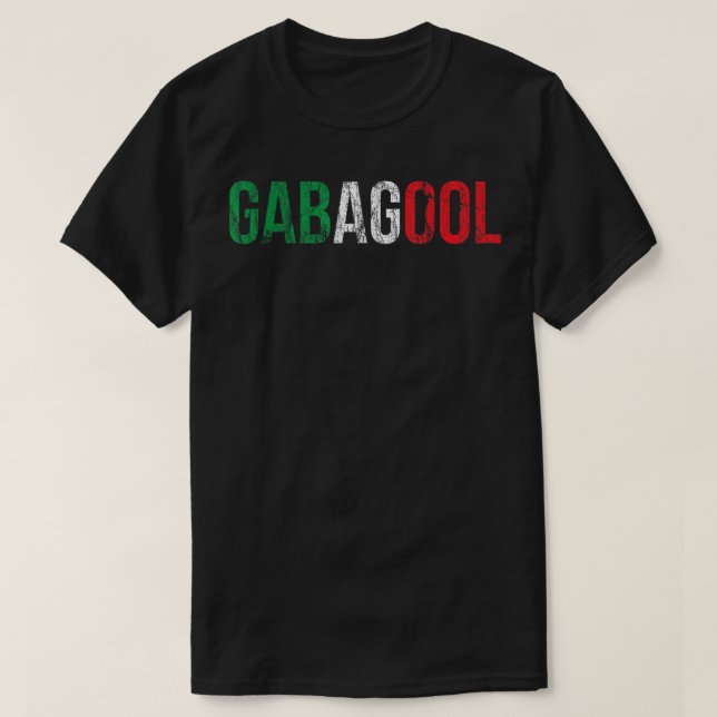Camiseta Gabagool Capicola Meat New Jersey - Orgulho Italia (Frente do Design)