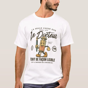 Camiseta Gabão: a única coisa que o médico escreve