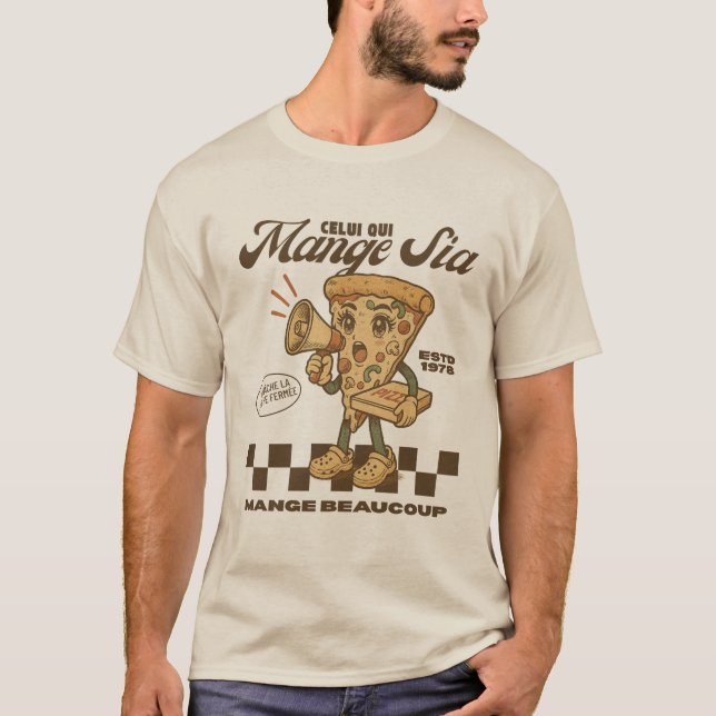 Camiseta Gabão: aquele que come sia, come muito (Frente)