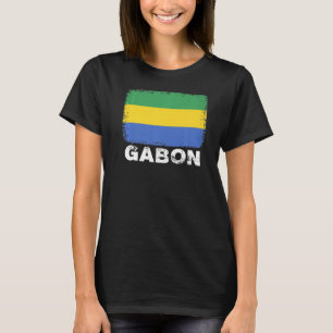 Camiseta Gabão - Bandeira apoia Pessoas do Gabão
