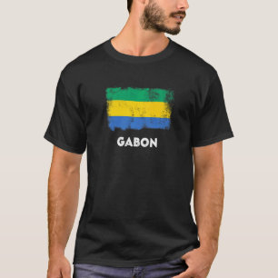 Camiseta Gabão Bandeira République Gabonaise 1