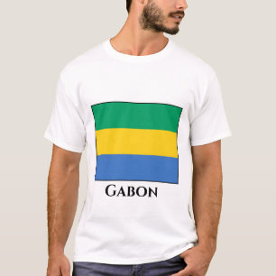 Camiseta Gabão Flag
