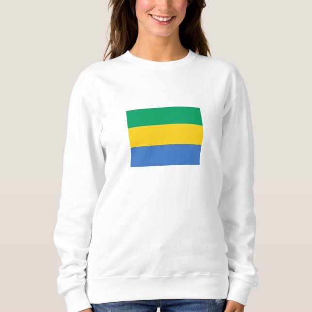 Camiseta Gabão Flag (Frente)