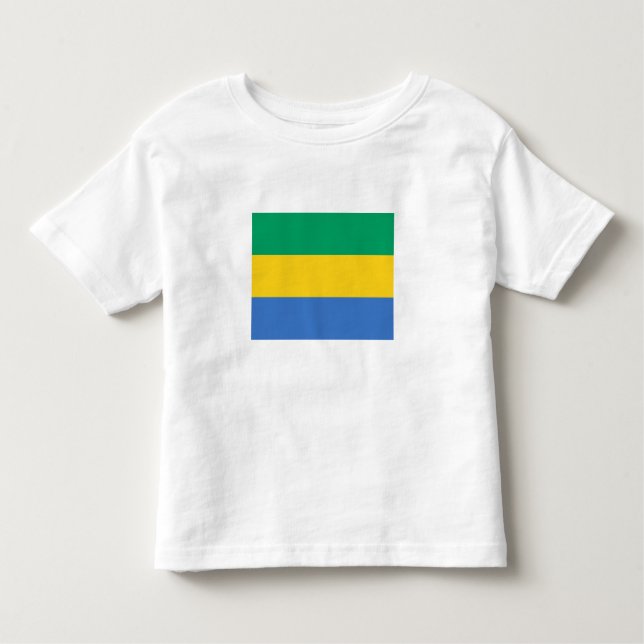 Camiseta Gabão Flag (Frente)