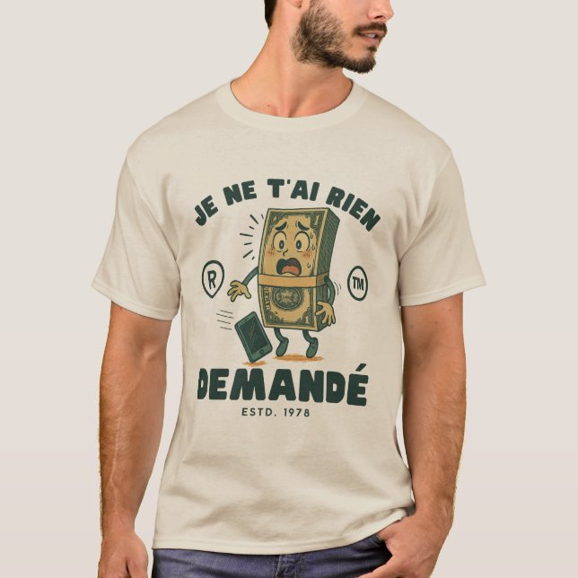 Camiseta Gabão: não te pedi nada (Frente)