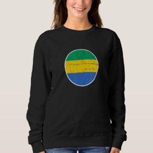 Camiseta Gabão Orgulhosa Bandeira Gabonesa