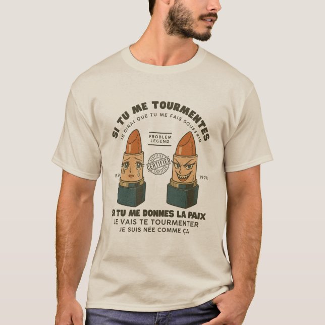 Camiseta Gabão : se você me atormenta (Frente)
