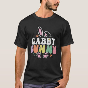 Camiseta Gabby Bunny Mulheres Dia da Páscoa Rabbit Família 