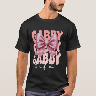Camiseta Gabby Coquette Arco rosa e linda vovó Dia da Mãe