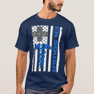 Camiseta Gabinete de Emergência do Médico de Enfermeiro