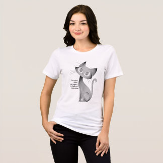 Camiseta Gabinete do chat au count langoureux
