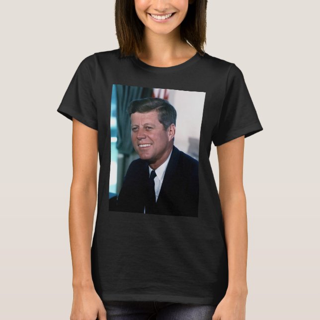 Camiseta Gabinete Oval do Presidente John F. Kennedy (Frente)