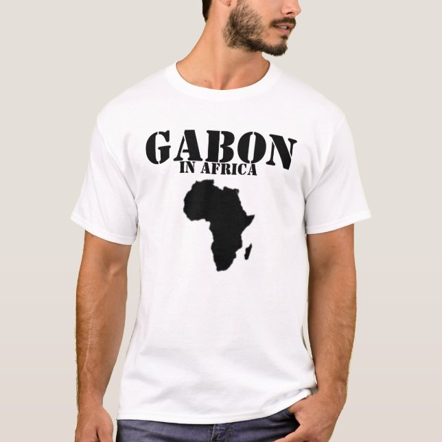 CAMISETA GABON,T-SHIRTS (Frente)