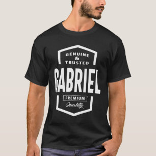 Camiseta Gabriel Personalizado Nome Aniversário Presente
