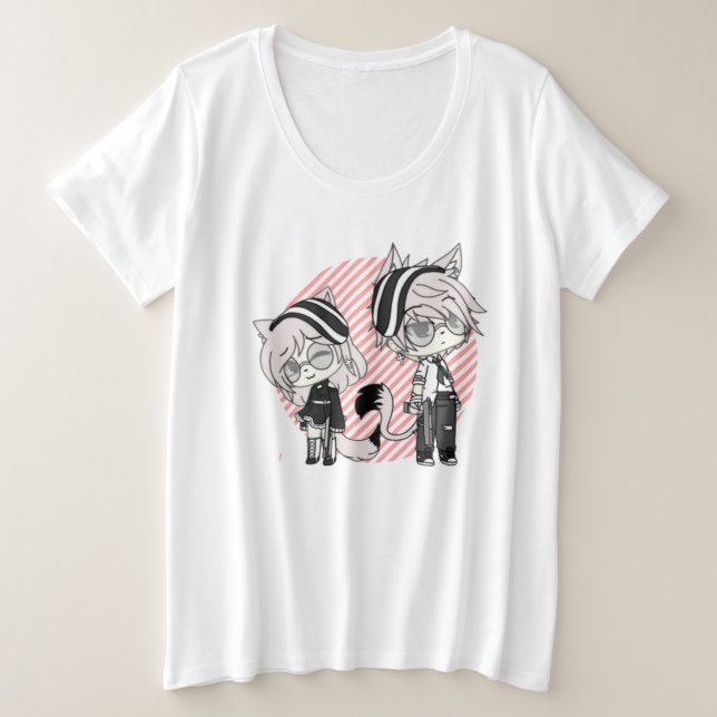 Camiseta gacha,gacha life,gacha club,jogo,anime, (Frente do Design)