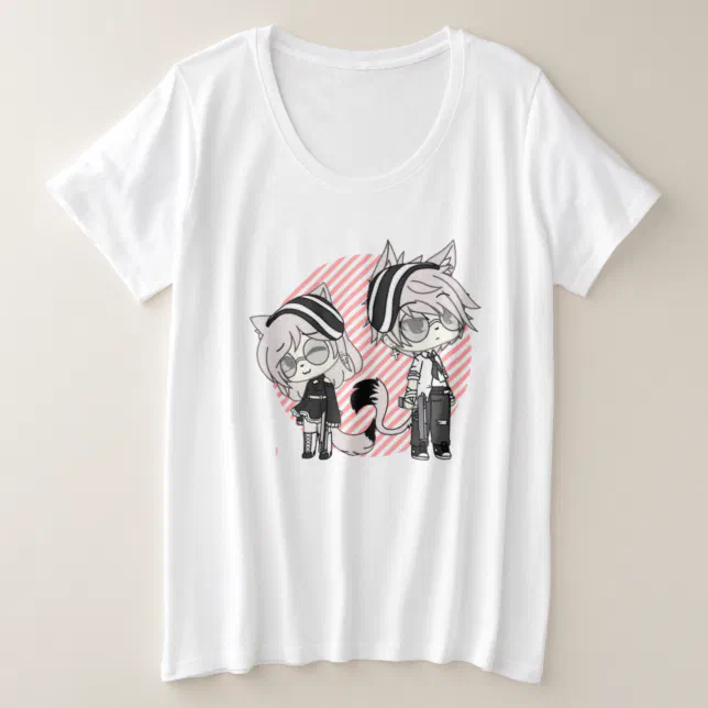 Camiseta Família Gacha Life Afton - Gacha Life Teen Gif Eng