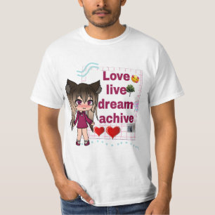 Camiseta Gacha Girl fofa